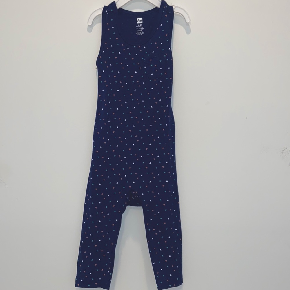 Tea Collection Envelope Back Confetti Romper